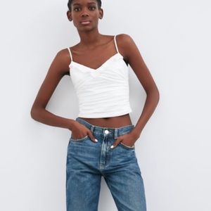 NWT Zara poplin tank top